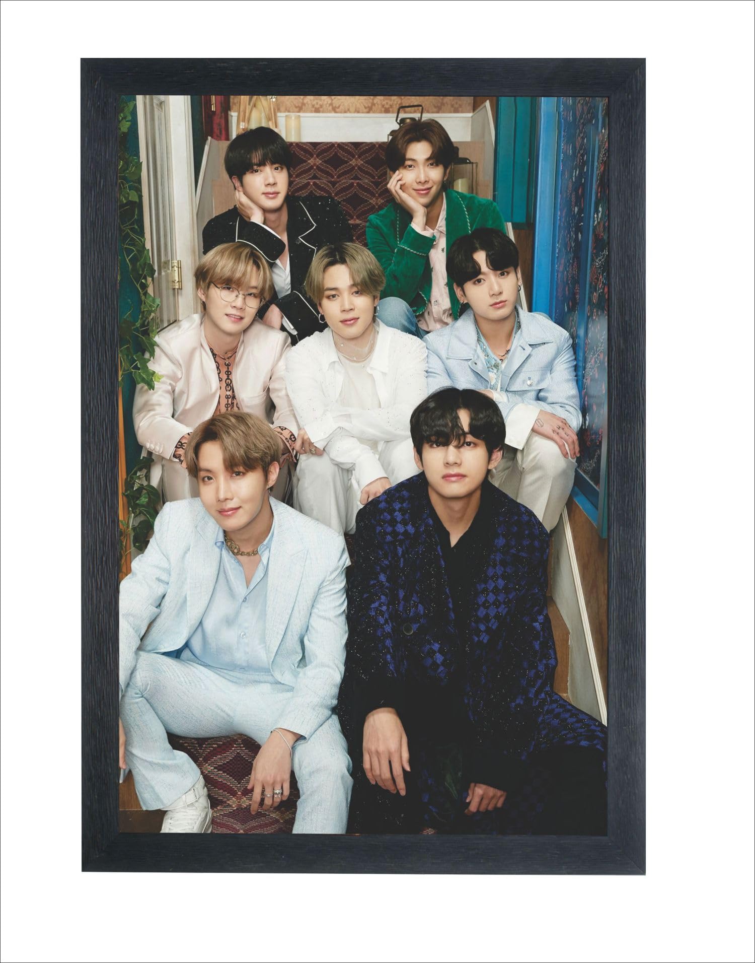 Chitransh Bts For BTS Army Wall Abstract Poster Photo Frames For